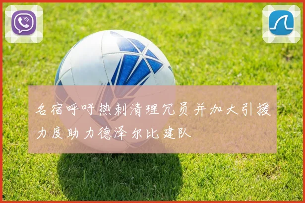 名宿呼吁热刺清理冗员并加大引援力度助力德泽尔比建队